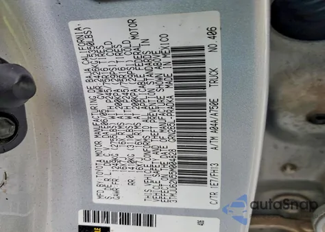 2005 Toyota Tacoma Double Cab Prerunner из США, поврежденный, VIN 3TMJU62N55M004828